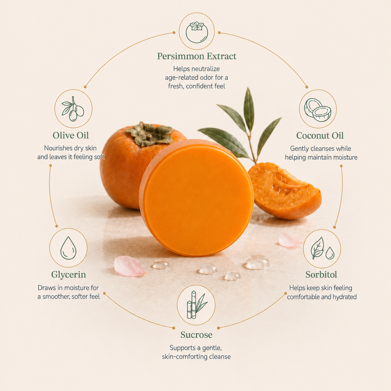 Persimmon Soap